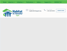 Tablet Screenshot of habitategypt.org